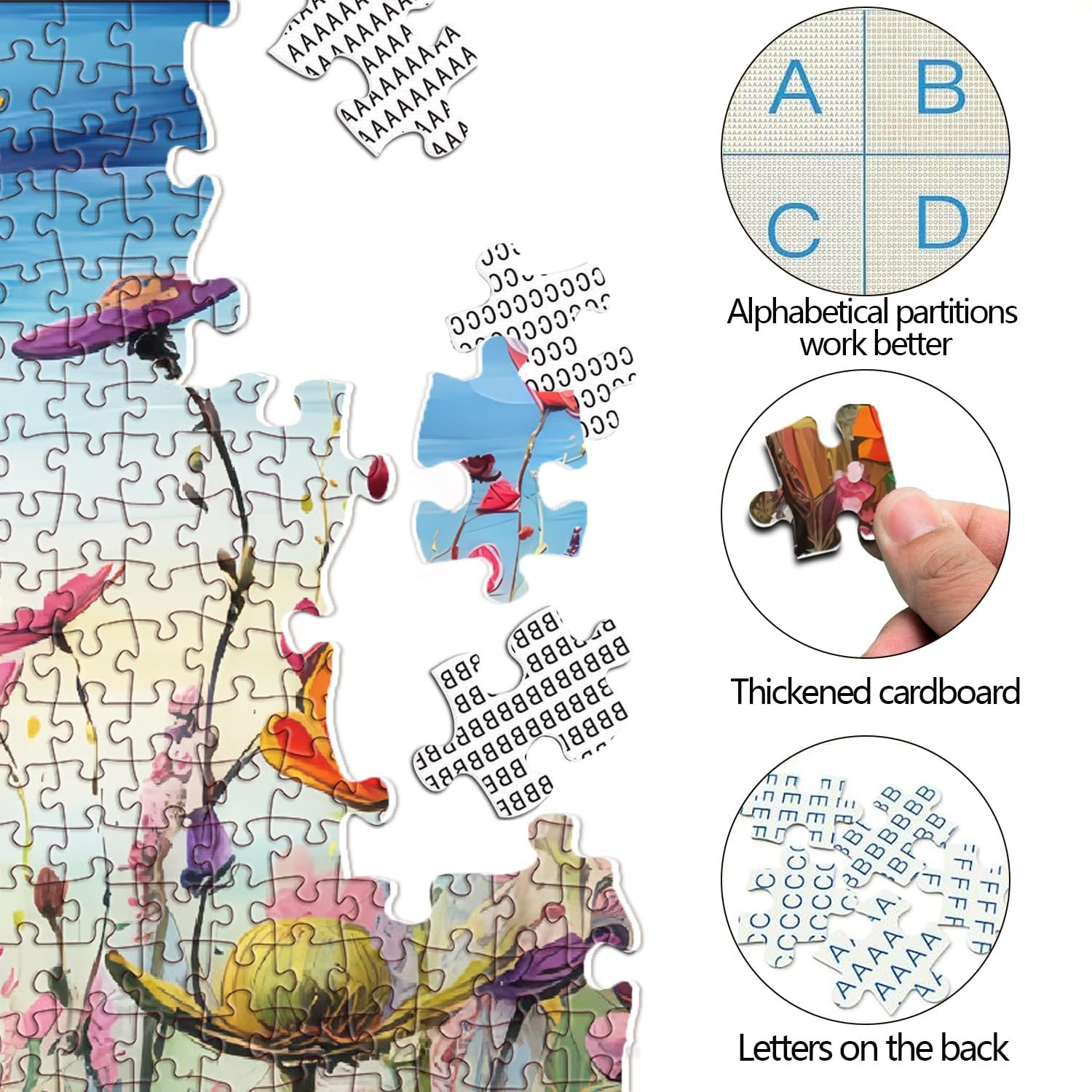 Пазлы Flowers 1000 элементов 70 х 50 см Колор Классик, фото №4