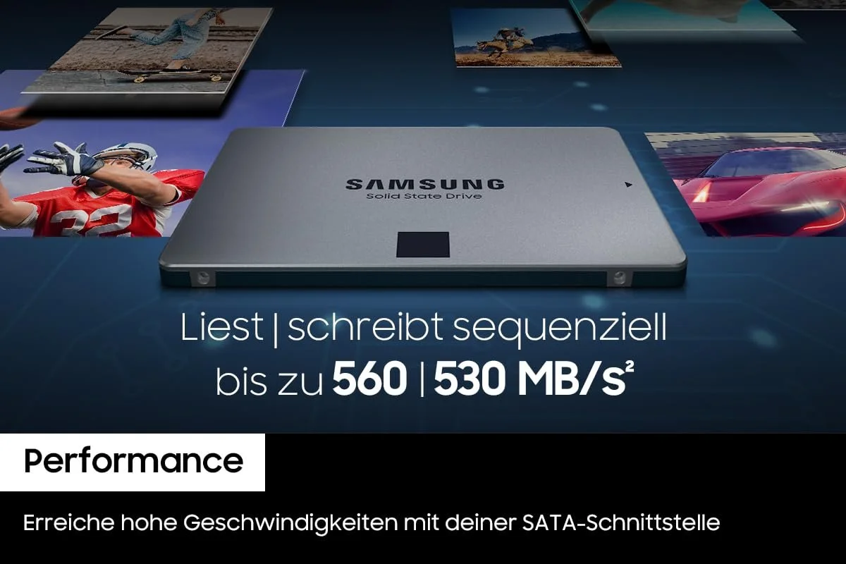 Внутренний SSD Samsung 870 QVO SATA 2.5 дюйма, фото №4 Внутренний SSD Samsung 870 QVO SATA 2.5 дюйма, фото №4