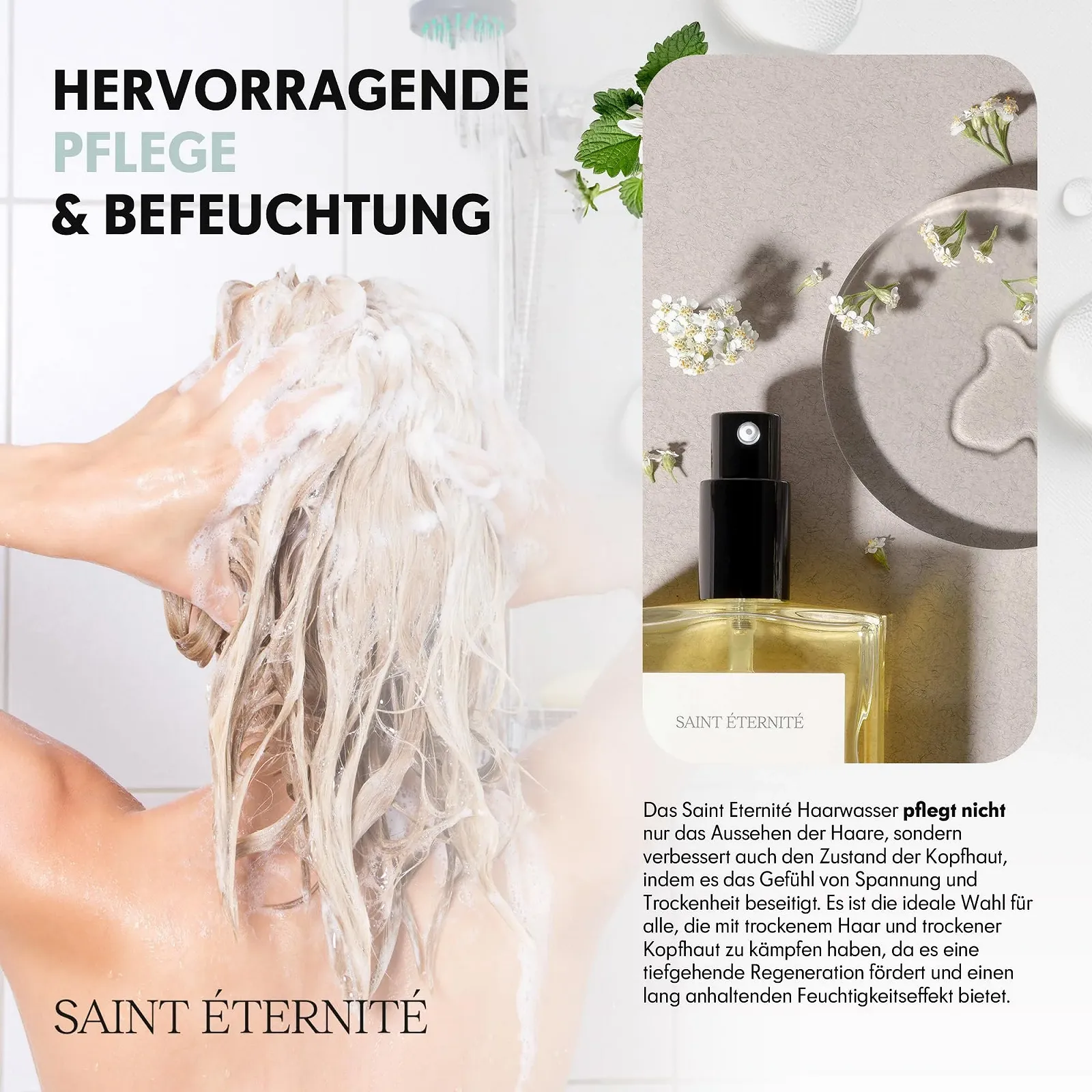 Лосьйон SAINT ETERNITE Натуральний Трав'яний 100 мл Прискорює Ріст Волосся, фото №5 Лосьйон SAINT ETERNITE Натуральний Трав'яний 100 мл Прискорює Ріст Волосся, фото №5