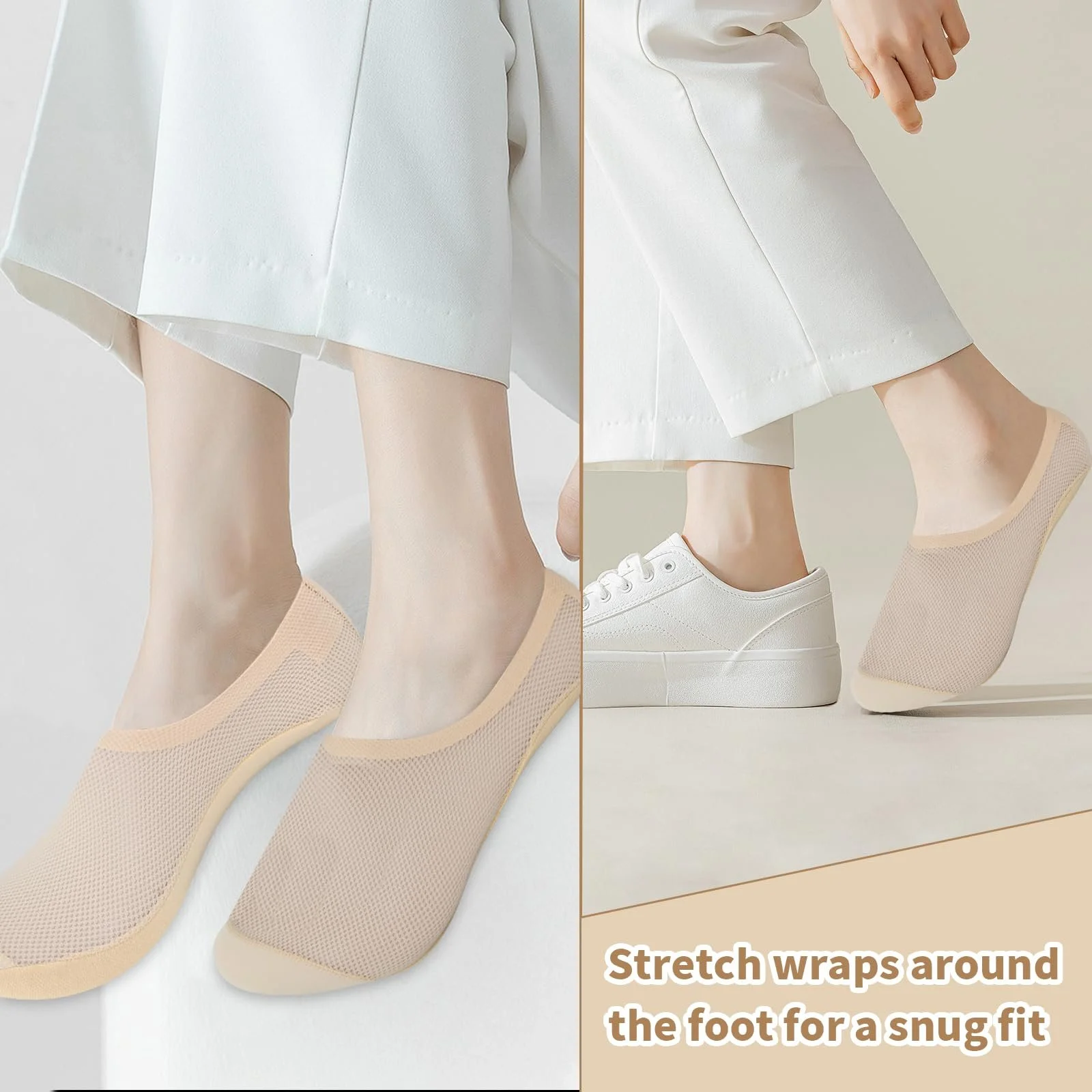 Жіночі шкарпетки-невидимки (6 пар), фото №4