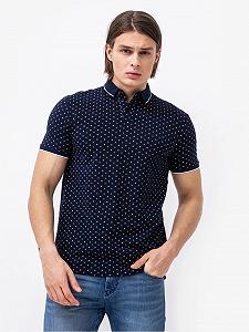 Рубашка-поло Tom Tailor Basic 1024053XX1226080 Tёмно-синий XL - Фото 1