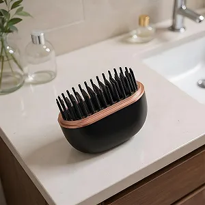 Щетка-выпрямитель для волос Rechargeable Portable Anti-Scald 3 Levels synthetic.ua - Фото 1