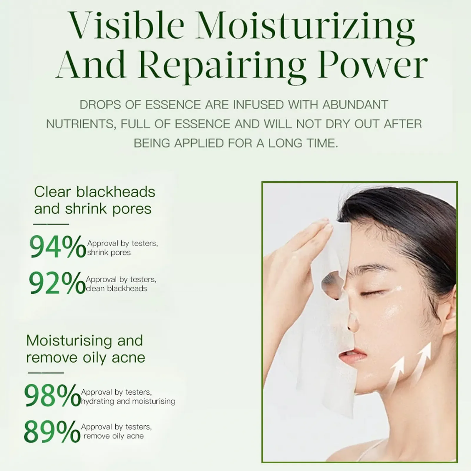 Тканинна маска для обличчя Aloe Vera Зволоження з соком алое вера, фото №8