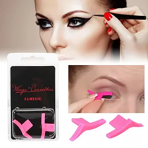 Підводка-штамп для очей Крилатий Багаторазовий Трафарет для брів Багатофункціональний synthetic.ua - Фото 1