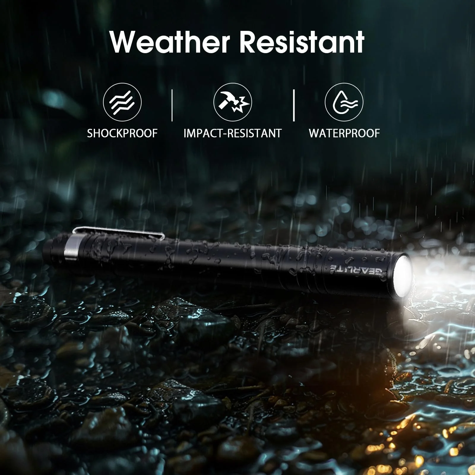 Ліхтарик GEARLITE Mini LED Кишеньковий, фото №5