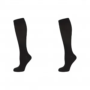 Гольфы Nur Die Bamboo Особо мягкие и дышащие с комфортным поясом, черные - Фото 1