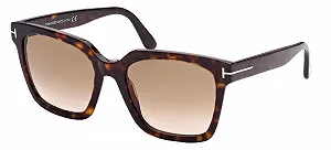 Солнцезащитные очки Tom Ford SELBY FT 0952 DARK HAVANA/BROWN SHADED 55/19/140, Dark Havana/Brown - Фото 1