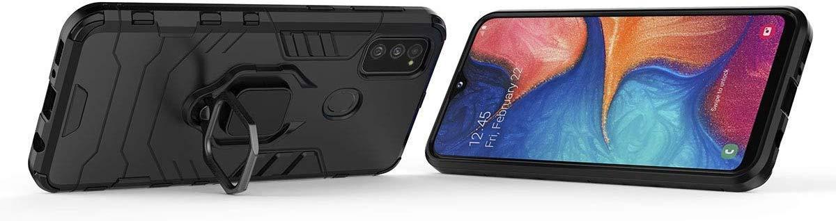 Чехлы для телефонов Iron Ring для Samsung Galaxy M30s / M307F бронированный бампер Броня Black, фото №2
