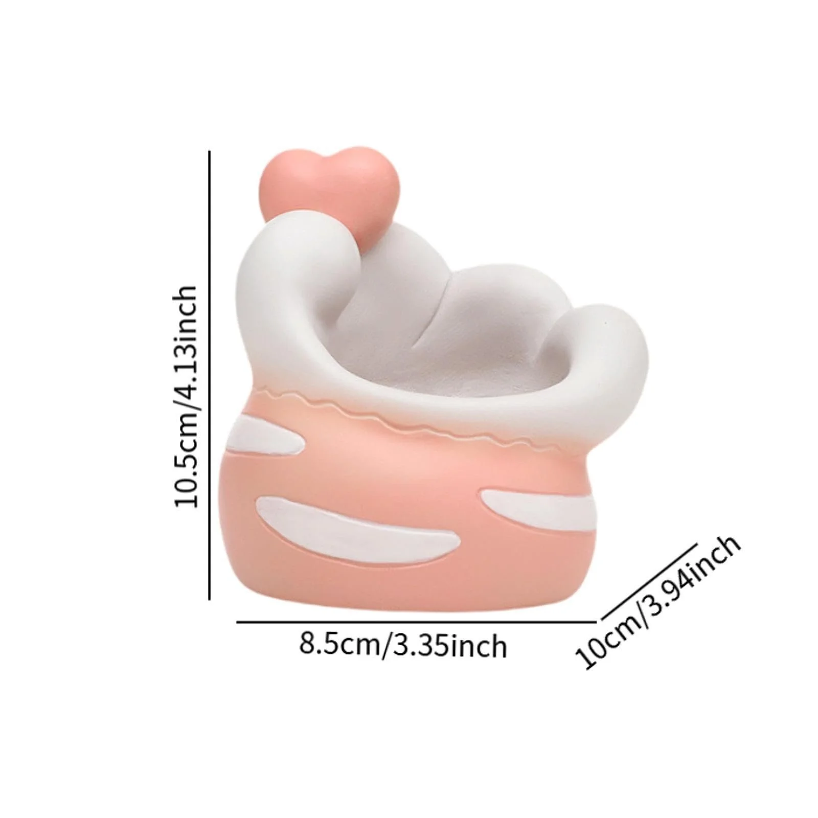 Квітковий горщик Cartoon у формі котячої лапки зі смоли, фото №5