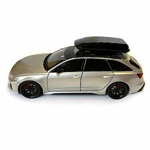Машинка металлическая Audi RS6 ауди серебро 1:24 свет инерция открываются двери багажник капот резина synthetic.ua - Фото 1