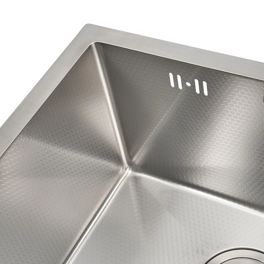 Мойка для кухни с покрытием HoneyComb (сотей) Nett NSS-5045, фото №3