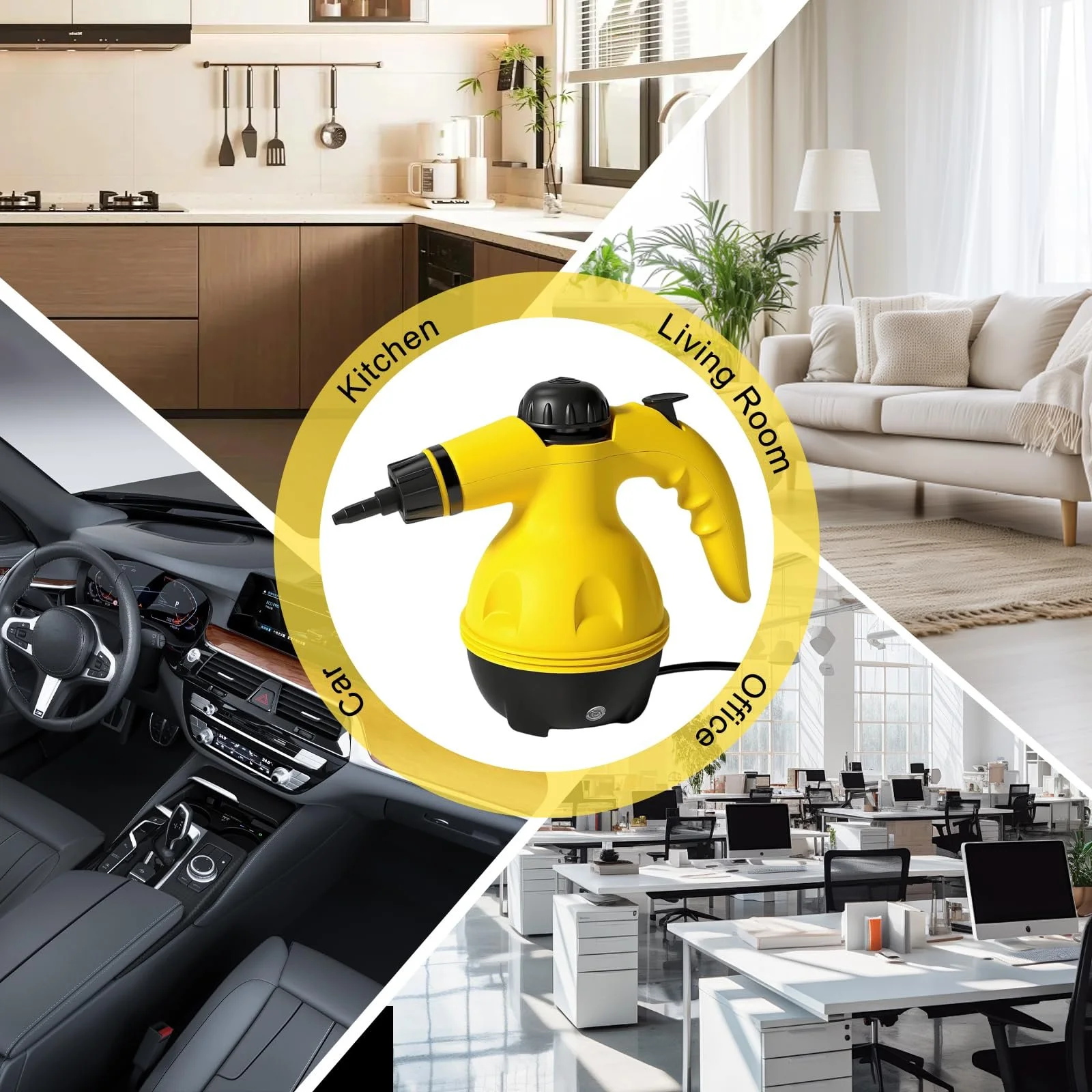 Пароочисник OBEST ручний портативний високого тиску з 9 аксесуарами, фото №6 Пароочисник OBEST ручний портативний високого тиску з 9 аксесуарами, фото №6