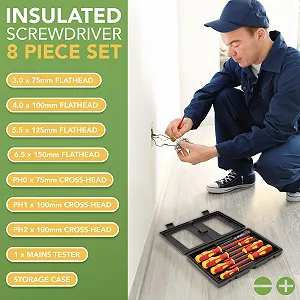 Набір діелектричних викруток BLOSTM 8 шт. VDE 1000V synthetic.ua - Фото 1