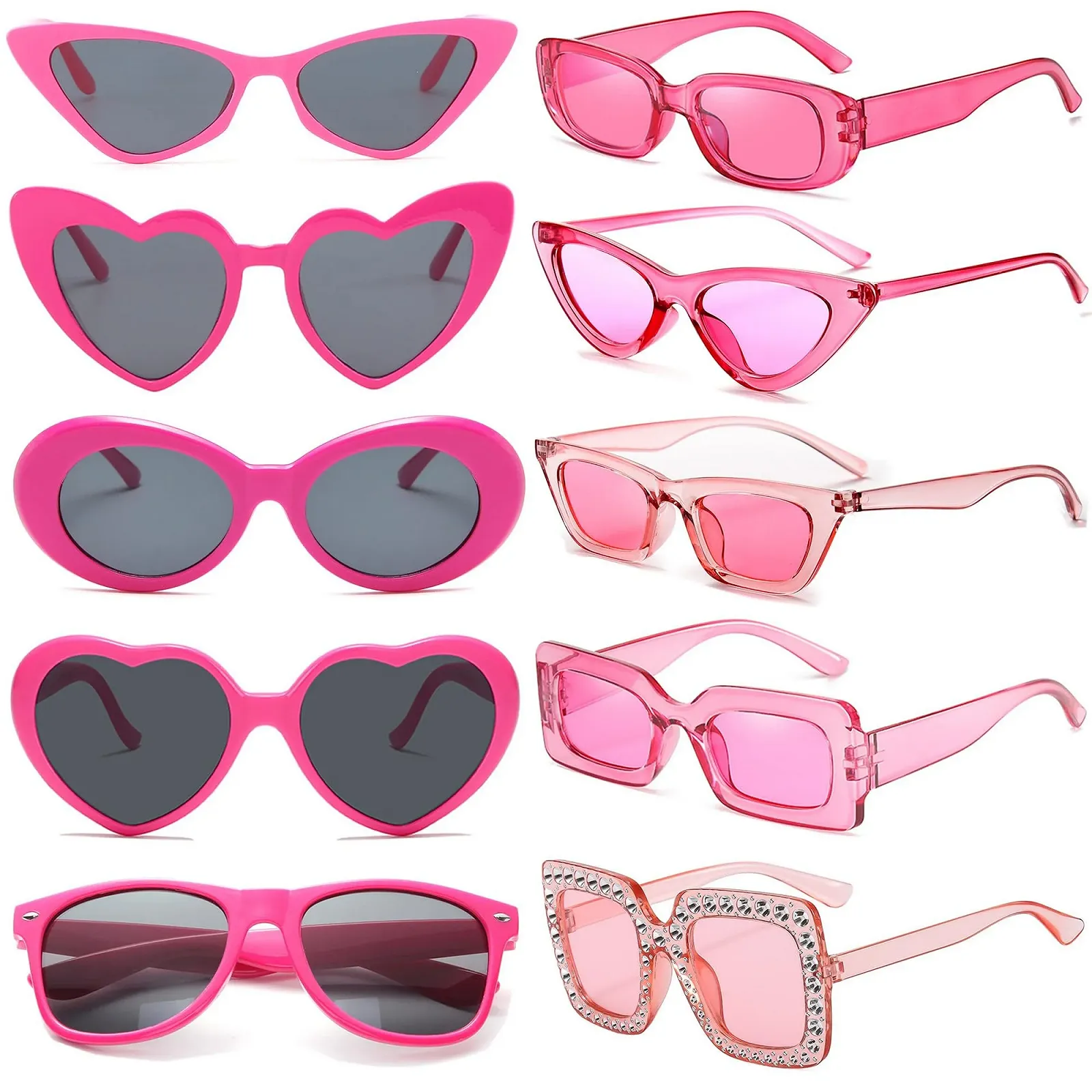 Солнцезащитные очки FSMILING Retro Женский набор Vintage Multipack 90s, фото №1 Солнцезащитные очки FSMILING Retro Женский набор Vintage Multipack 90s, фото №1