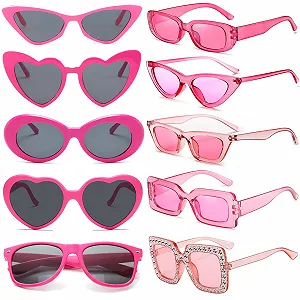 Солнцезащитные очки FSMILING Retro Женский набор Vintage Multipack 90s - Фото 1