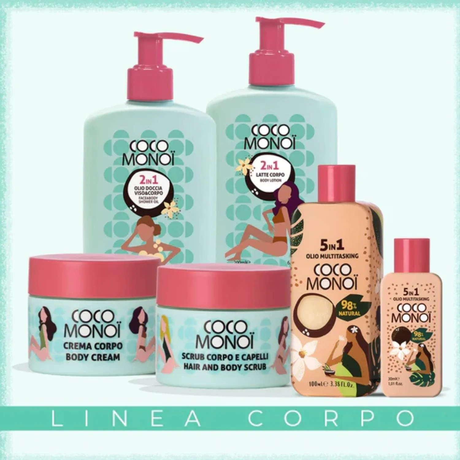 Молочко для тіла Зволожуюче та Освітлююче 2-в-1 Аромат кокосу та квітів тіаре, для жінок, 200 мл (1 шт), фото №4