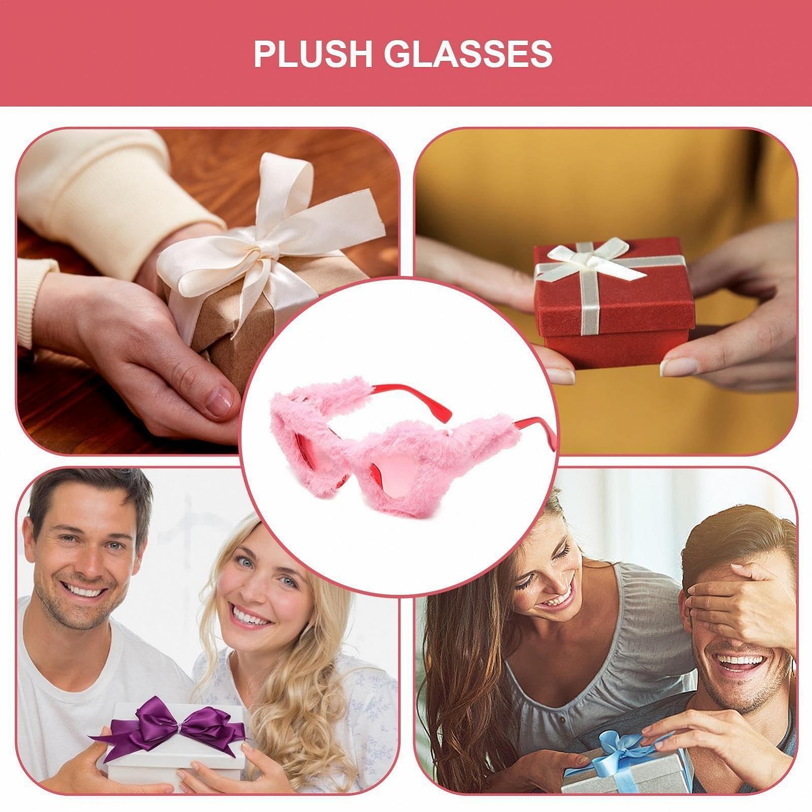 Сонцезахисні Окуляри Котяче Око Плюшеві Панк М'які Оксамитові, фото №4