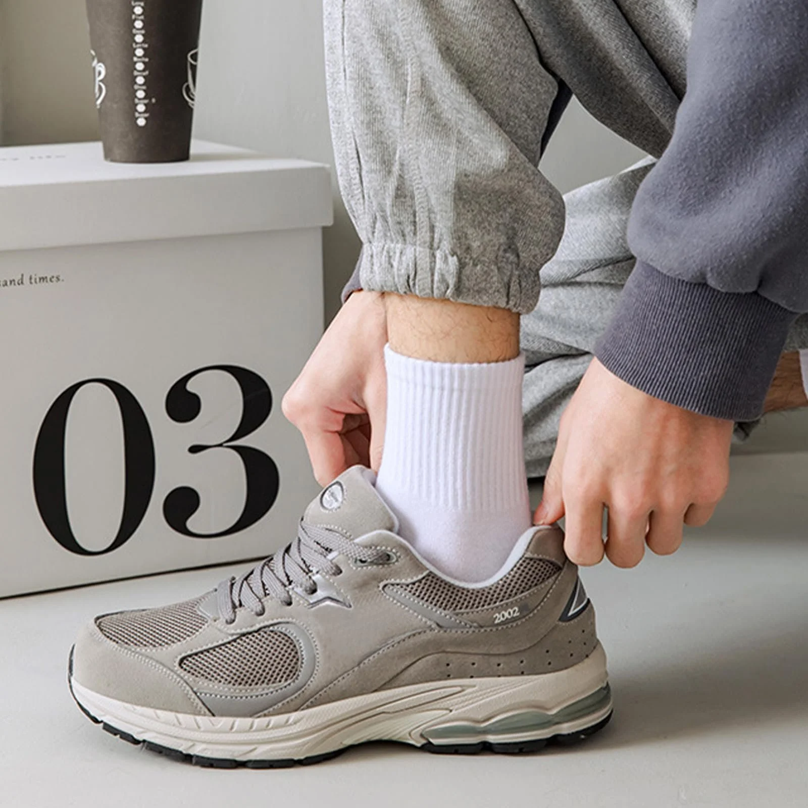 Шкарпетки Solivive Бавовняні Білі (Унісекс), фото №6