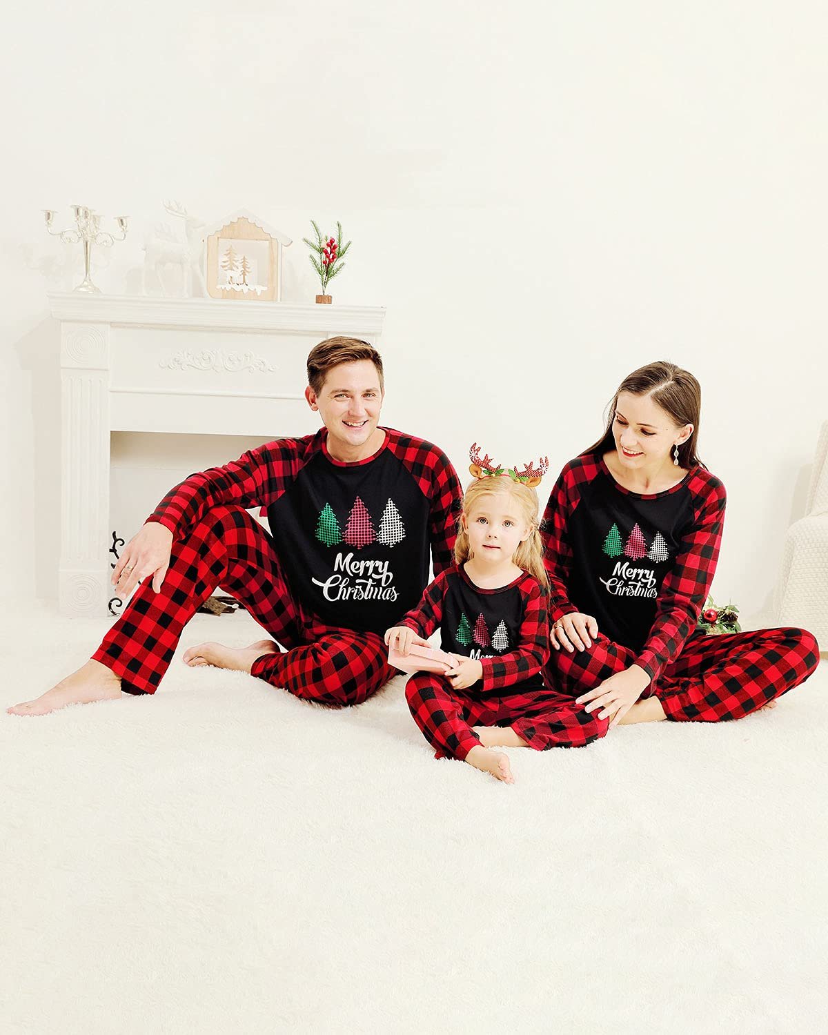 Комплект Різдвяної Сімейної Піжами Amissz, фото №3