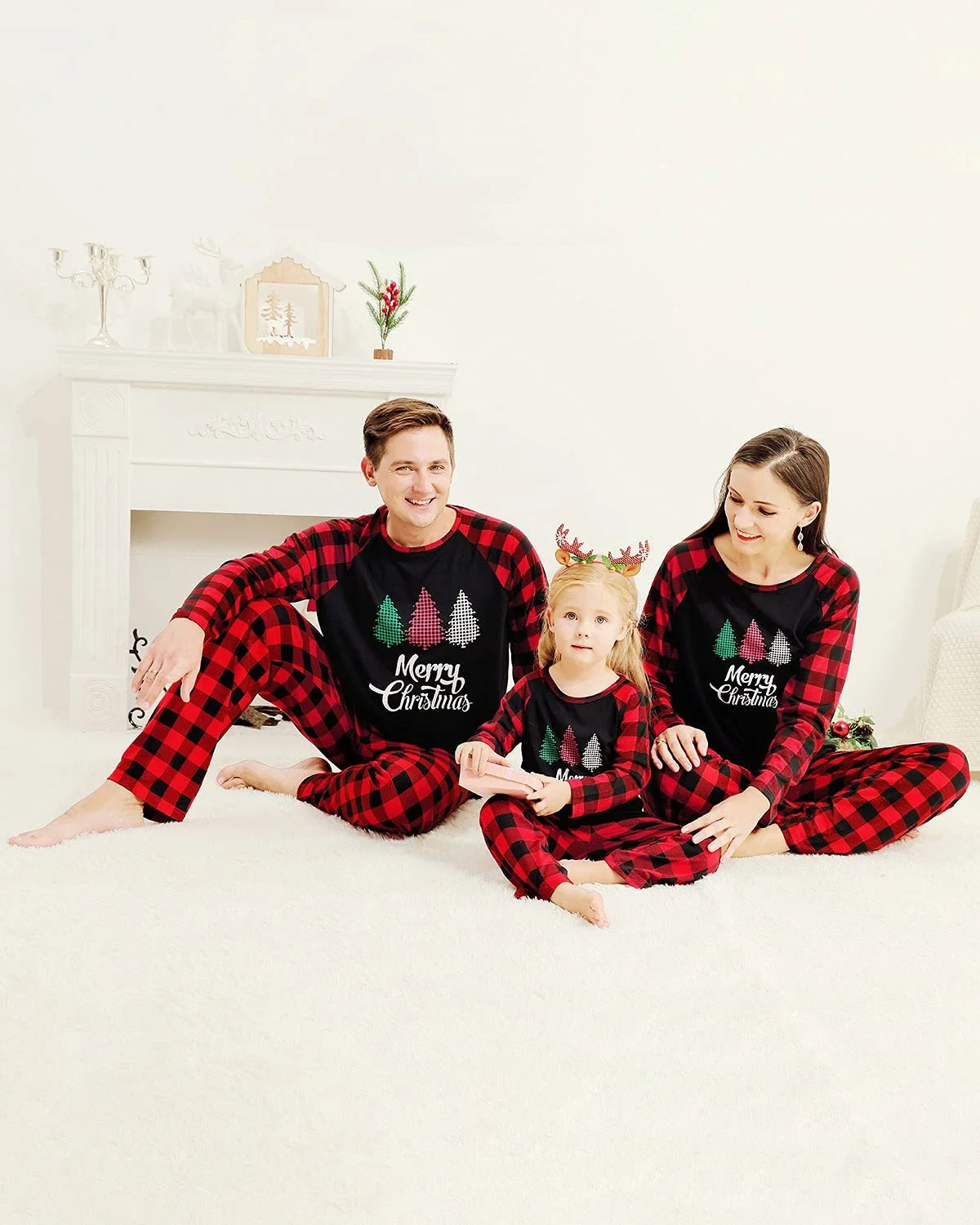Комплект Різдвяної Сімейної Піжами Amissz, фото №3