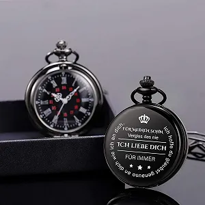 Карманные часы ManChDa Винтажные с цепочкой synthetic.ua - Фото 1