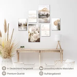 Картини Novart N035867a природа пейзаж 6 шт бежевий synthetic.ua - Фото 1