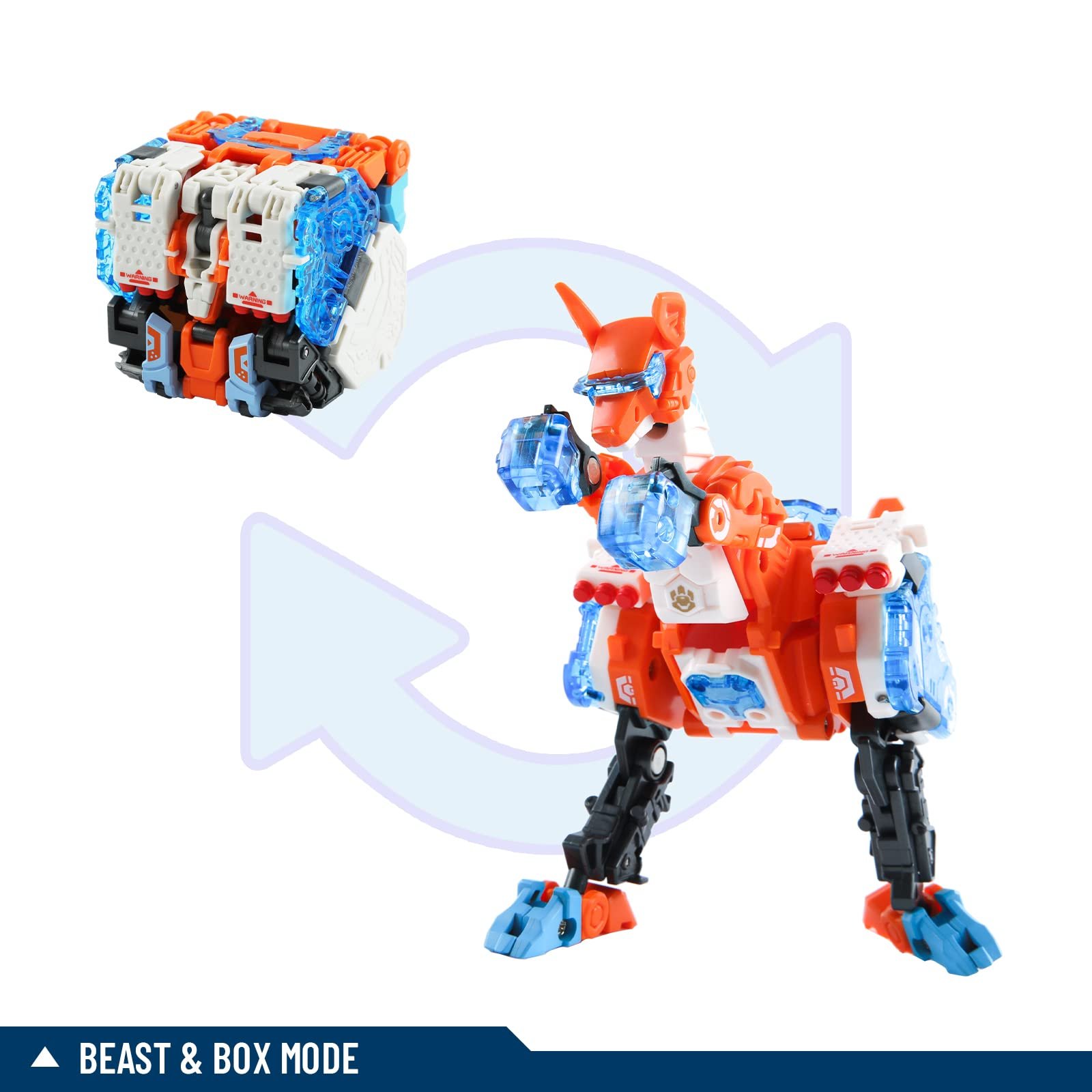 Фигурка-трансформер 52TOYS Beastbox Ricochet, разноцветная, фото №2