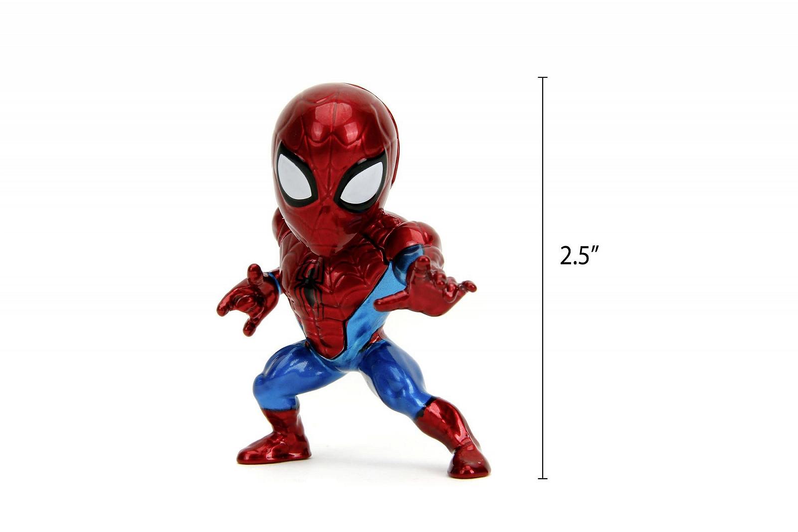 Набор фигурок Jada Toys Marvel Spider-Man (Spiderman, Venom, Miles Morales, Spiderman 2099) 4 металлические фигурки 6 см, фото №5