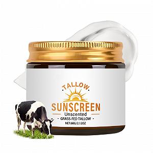 Натуральный солнцезащитный увлажняющий крем для лица Tallow на основе говяжьего жира - Фото 1