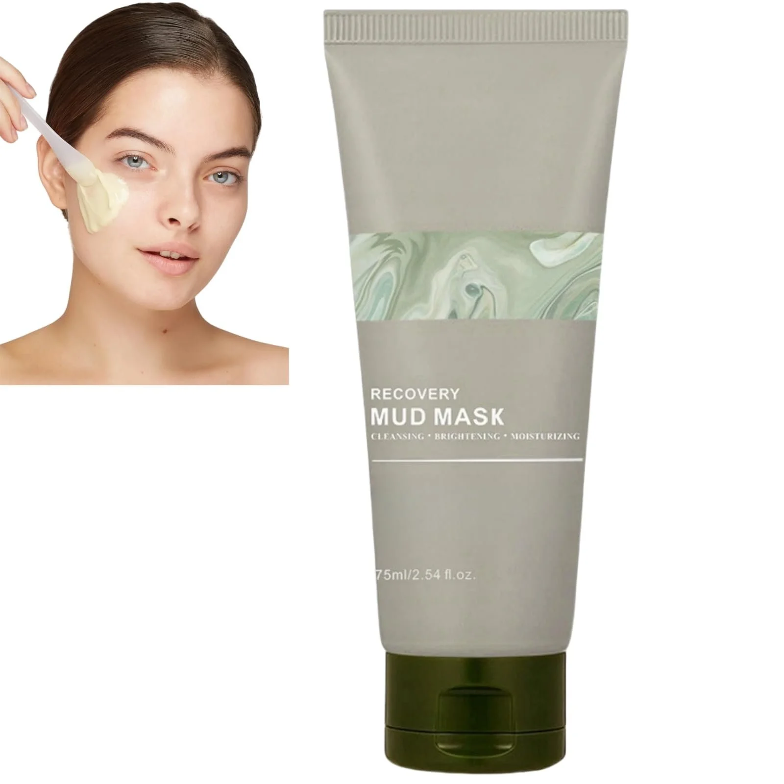 Маска з глини Relief, для відновлення, для тіла, для обличчя та тіла, для скляної шкіри, зволожуюча, фото №1 Маска з глини Relief, для відновлення, для тіла, для обличчя та тіла, для скляної шкіри, зволожуюча, фото №1