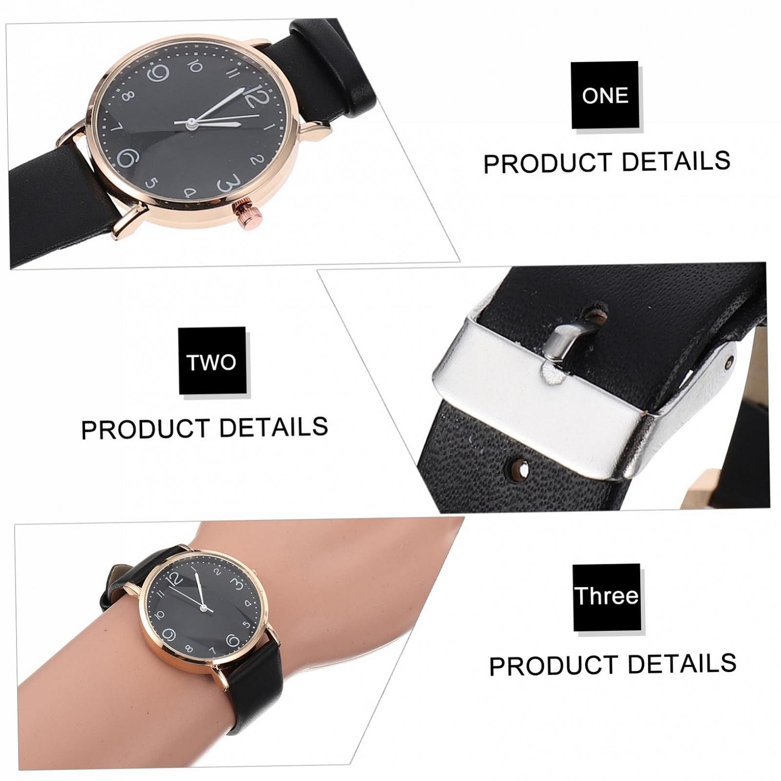 Женские наручные часы LIFKOME Кожаный ремешок, фото №6