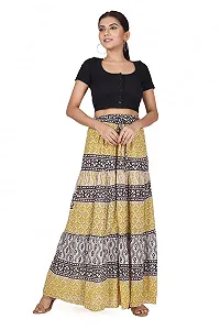 Юбка GURU SHOP Chic Макси, 38, Черный, хлопок synthetic.ua - Фото 1