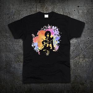 Фрут тюма Мікаса акварель Атака Титанів чорна Attack On Titan XXL 7912774 - Фото 1