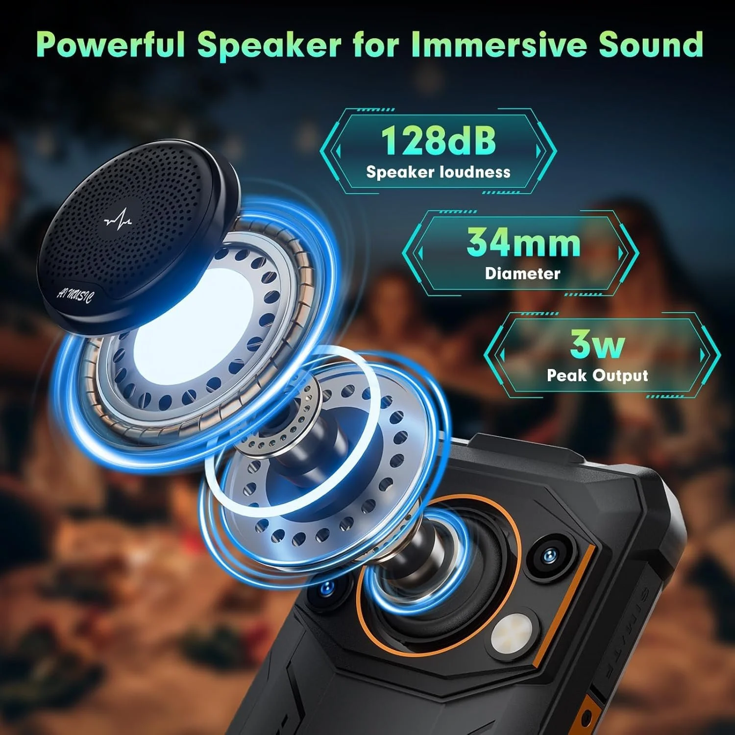 Смартфон FOSSiBOT F110L 12 + 128 GB 10000 mAh 50 MP 6.745 дюймов IP68, фото №3 Смартфон FOSSiBOT F110L 12 + 128 GB 10000 mAh 50 MP 6.745 дюймов IP68, фото №3