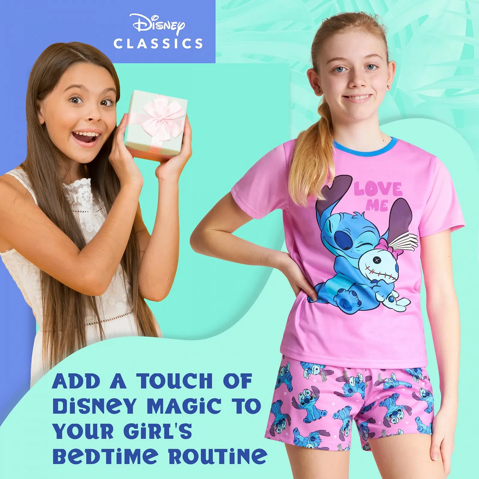 Піжама Disney Stitch для дівчат, шорти, футболка - Stitch Things, фото №3 Піжама Disney Stitch для дівчат, шорти, футболка - Stitch Things, фото №3