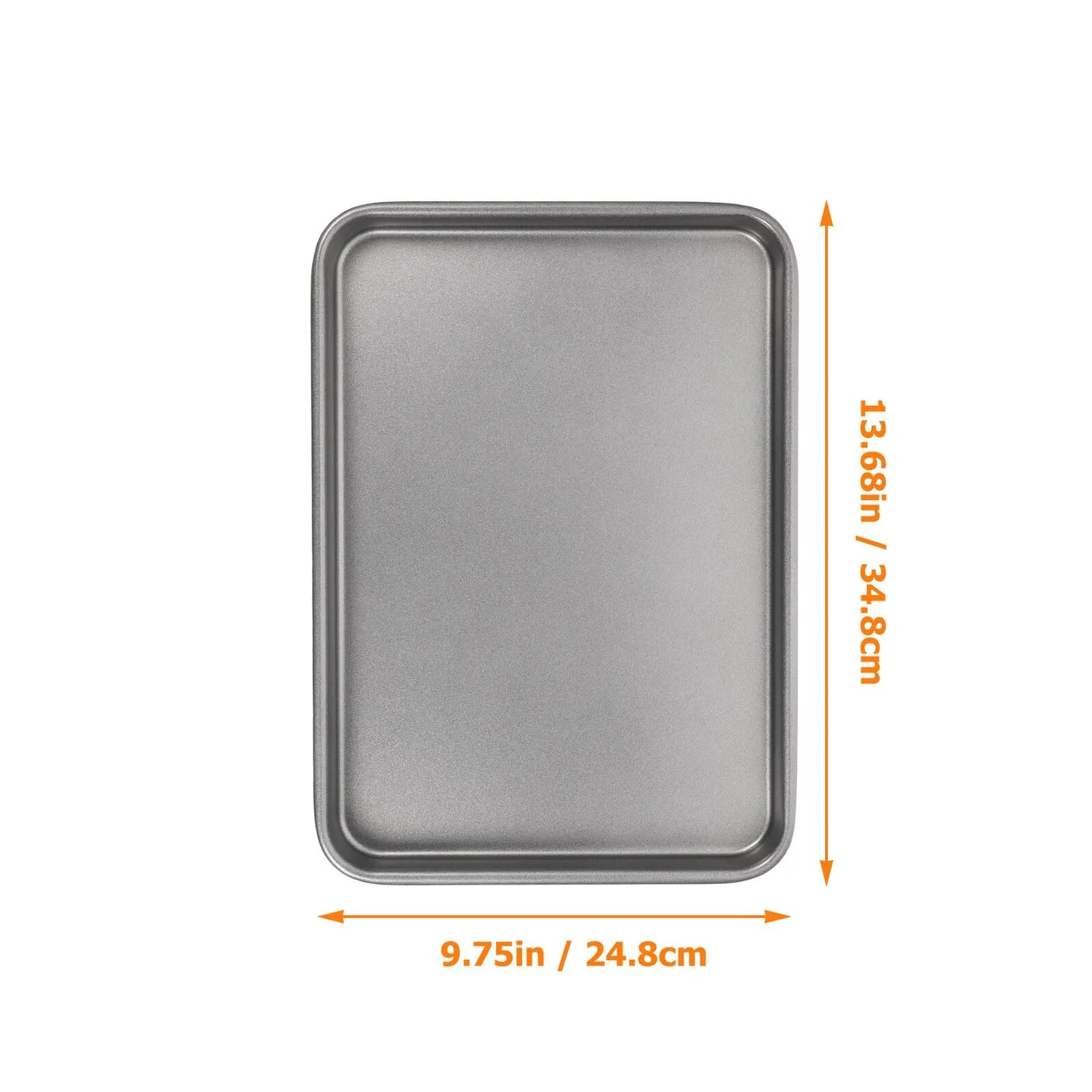 Противень для выпечки и пиццы из углеродистой стали с антипригарным покрытием, фото №2 Противень для выпечки и пиццы из углеродистой стали с антипригарным покрытием, фото №2