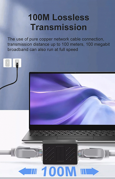 ᐉ Интернет-соединитель SV Cat.6 FTP 1000 Мбит/с 250 МГц переходник RJ45 ...