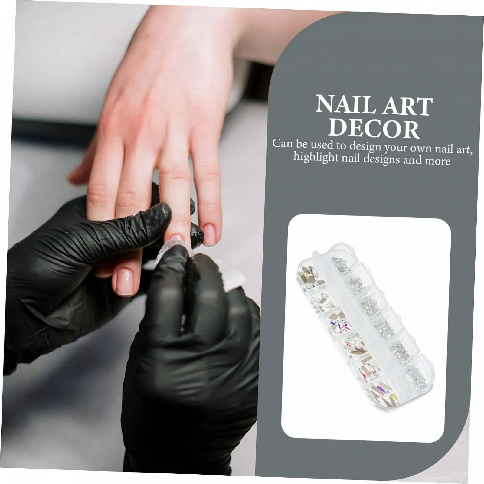 Стрази для нігтів FOMIYES, 1 коробка, фото №9