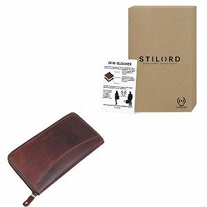 Кошелек STILORD 'Saskia' Женский Большой Кожаный С RFID Защитой Много Отделений Винтажный Кошелек Горизонтальный Формат для Дебетовых Карт ID Монет Коньяк - Темно-Коричневый S Винтаж synthetic.ua - Фото 1