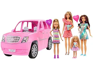 Игрушка Barbie Limo and 4 Dolls synthetic.ua - Фото 1