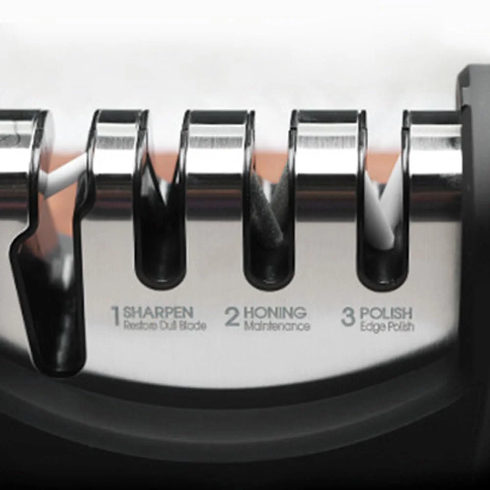 Точило для ножів та ножиць ручна 4-в-1 з регулюванням кута, фото №4