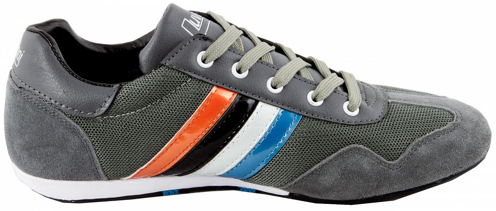 Кросівки Luvanni чоловічі повсякденні, для фітнесу, для дорослих, для вулиці, смужки, італійський, сучасний дизайн, низькі, із натуральної замші, фото №8