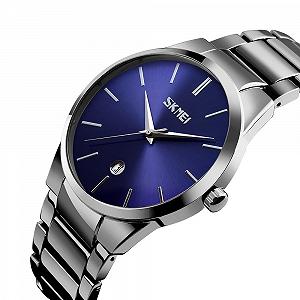 Годинник Skmei 9140SIBU Silver-Blue synthetic.ua - Фото 1