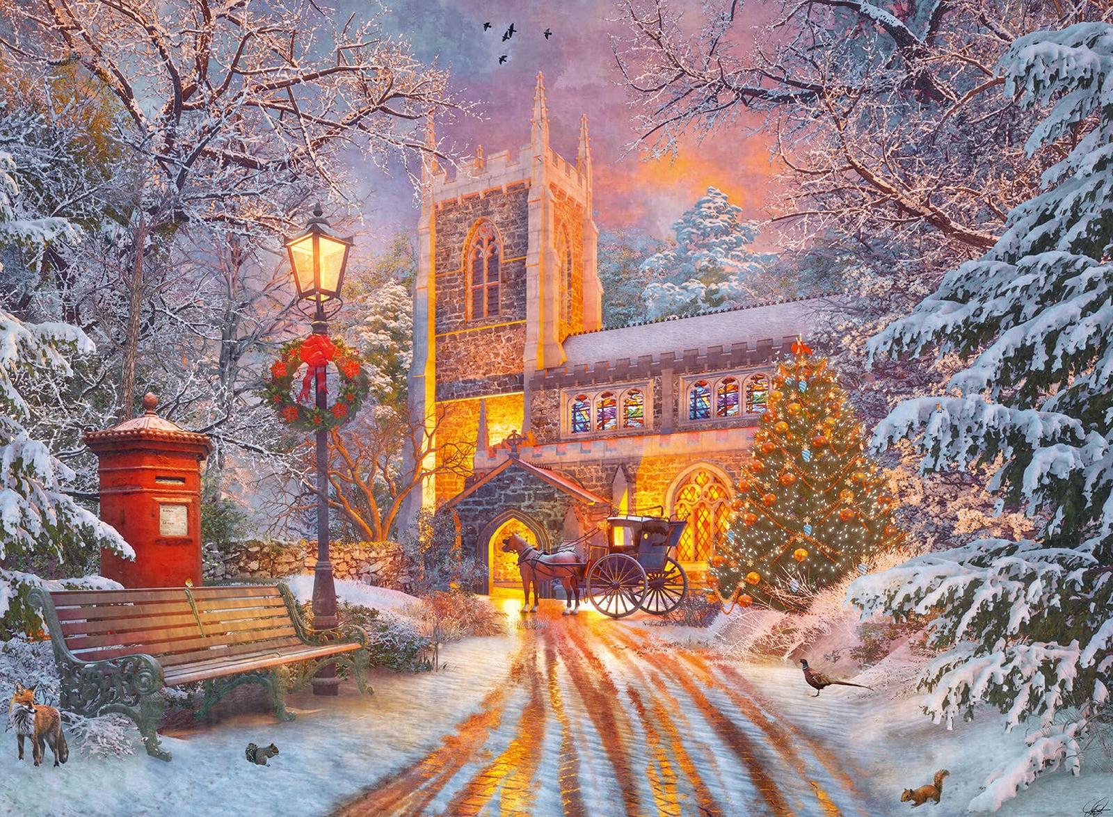 Пазл Ravensburger 12000481 Сяюче Різдво 500 деталей, фото №1 Пазл Ravensburger 12000481 Сяюче Різдво 500 деталей, фото №1