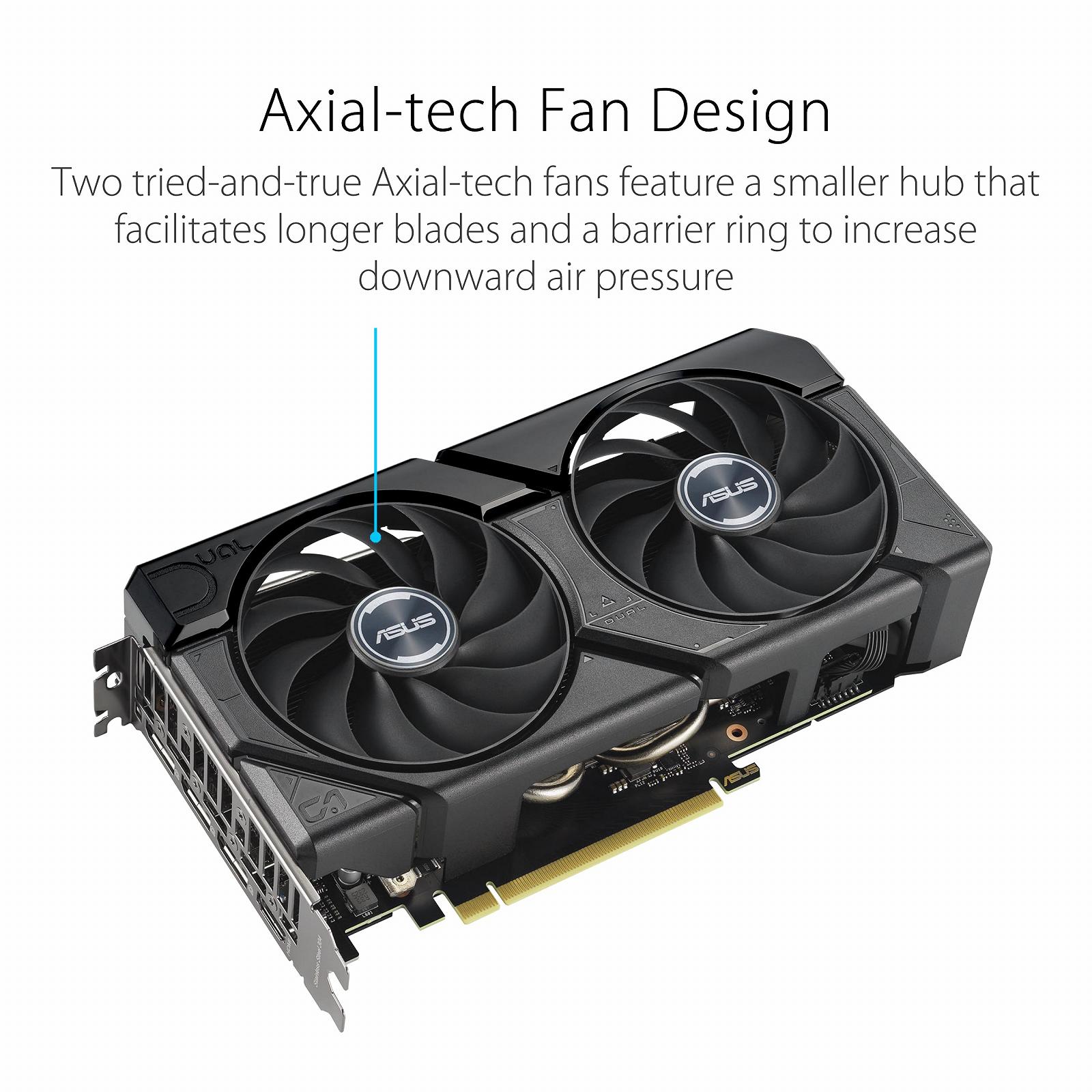 Графічна карта ASUS Dual GeForce RTX 4060 Ti EVO OC Edition 8GB GDDR6, фото №3