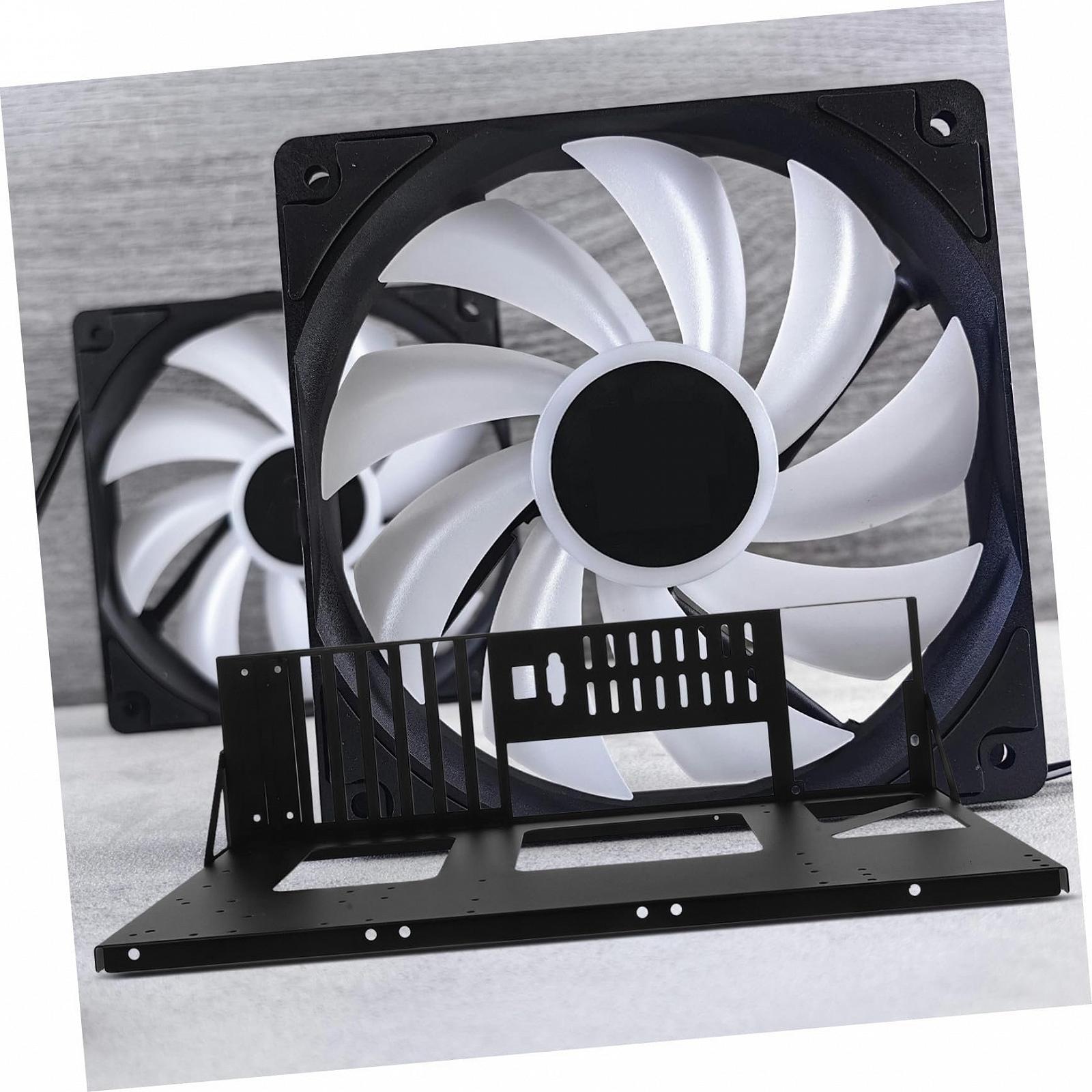 Тримач материнської плати Toddmomy ATX Сталева монтажна рама з отвором для кулера ПК, фото №6