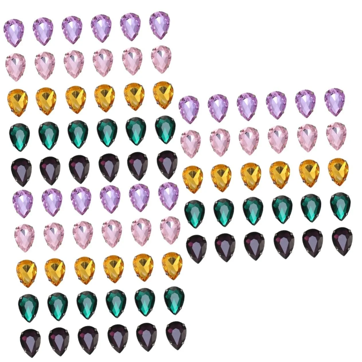 Стрази Крапля Водоспаду 150 шт. Різні Кольори, фото №1