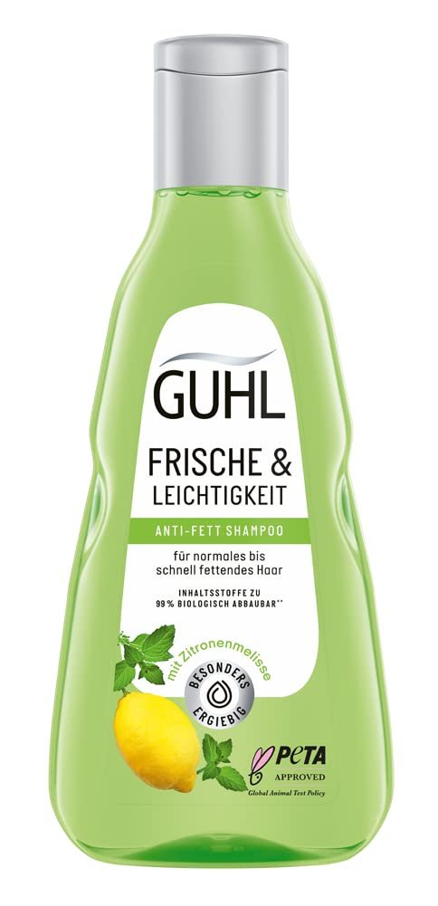 Шампунь Guhl Frisch& Leichtigkeit Anti-Grease Об'єм: 250 мл Тип волосся: Жирне Нормальне, фото №1 Шампунь Guhl Frisch& Leichtigkeit Anti-Grease Об'єм: 250 мл Тип волосся: Жирне Нормальне, фото №1