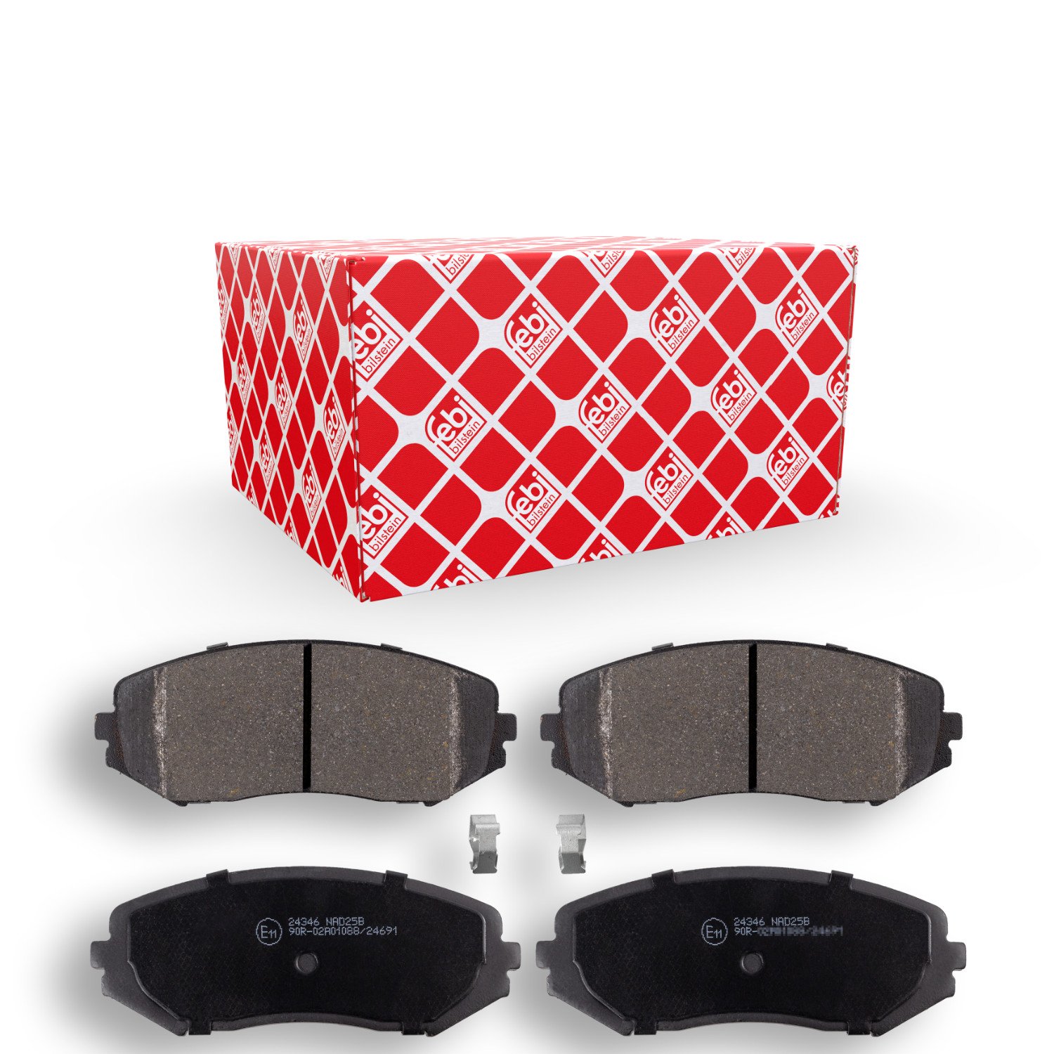 Комплект гальмівних колодок FEBI BILSTEIN 16648 для SUZUKI передня вісь, фото №1 Комплект гальмівних колодок FEBI BILSTEIN 16648 для SUZUKI передня вісь, фото №1
