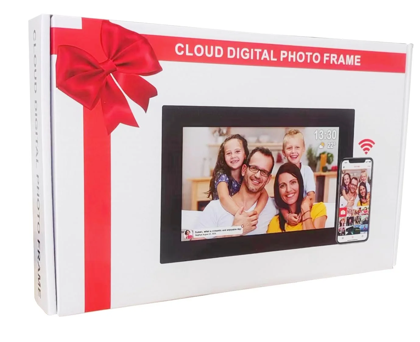 Цифровая фоторамка Jaihonda 10 дюймов 1280 x 800 16 ГБ WiFi Черный, фото №9